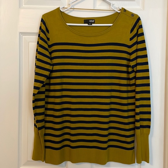 A.N.A. Striped sweater| large - Picture 1 of 7